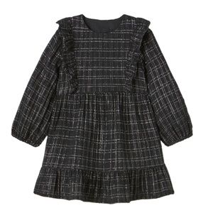 Zara girl sparkly ruffle dress